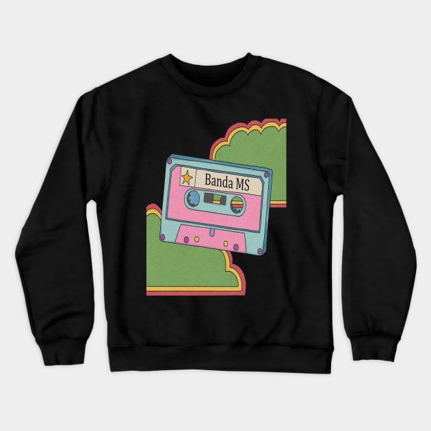 vintage  cassette tape Banda MS Crewneck Sweatshirt by Little Foxnice